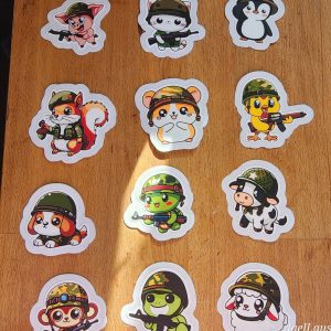 The Army of Cuteness Sticker Pack